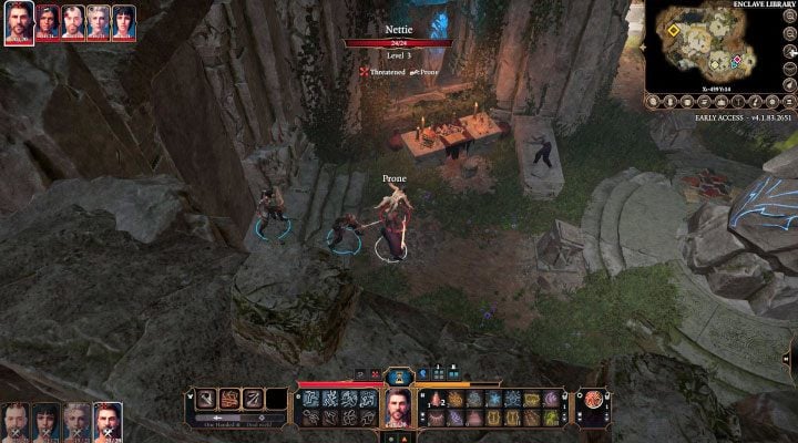 The second option is to defeat Nettie in combat and then search her corpse - find the antidote - Baldurs Gate 3: Nettie and the antidote - puzzle solution - Baldurs Gate 3: Puzzles - Baldurs Gate 3 Guide, Walkthrough