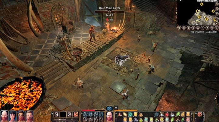 Baldurs Gate 3: Shattered Sanctum / Defiled Temple map - gamepressure.com