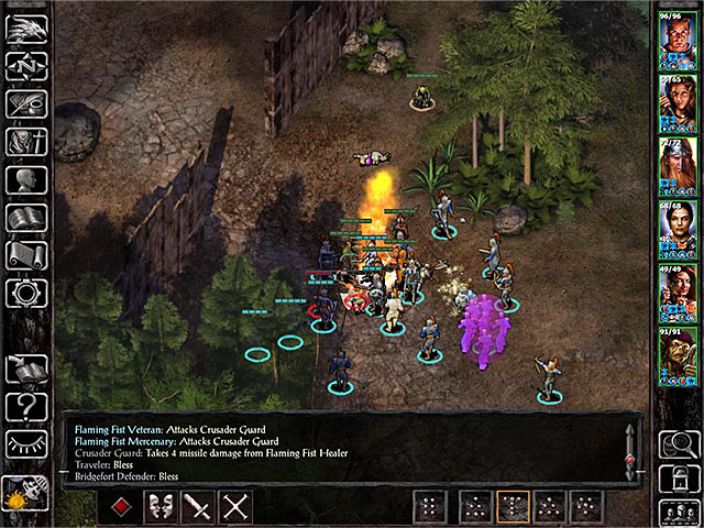 Enter the camp from the southern side - Crossing the Boareskyr Bridge - Main quest - Boareskyr Bridge - Baldurs Gate: Siege of Dragonspear Game Guide