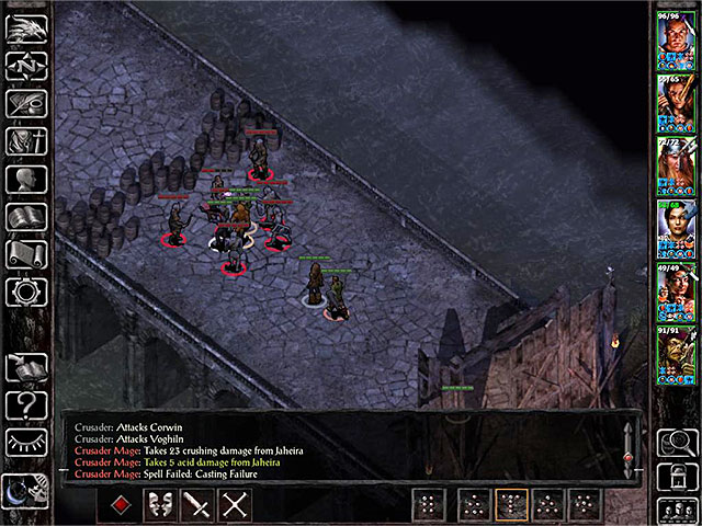 Kill the last crusaders on the Boareskyr bridge - Crossing the Boareskyr Bridge - Main quest - Boareskyr Bridge - Baldurs Gate: Siege of Dragonspear Game Guide