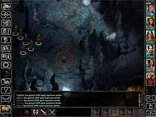 Once you get through (with strength or peacefully) you must reach the upper right corner of the map and then turn to the west - Exploring the caves under Dragonspear castle - Main quest - Coalition Camp - Baldurs Gate: Siege of Dragonspear Game Guide