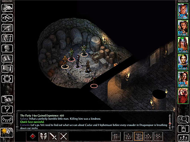 1 - Exploring the caves under Dragonspear castle - Main quest - Coalition Camp - Baldurs Gate: Siege of Dragonspear Game Guide