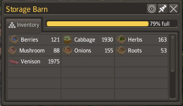 A barn filled like that will make everyone happy. - How to keep health and happiness high? - Banished - Game Guide and Walkthrough