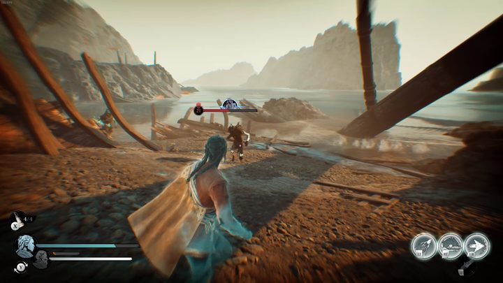 In the initial seconds of the first clash you'll be informed of the ability to dynamically switch between titular Banishers - Banishers Ghosts of New Eden: Tips and tricks - Banishers Ghosts of New Eden: Basics - Banishers Ghosts of New Eden Guide