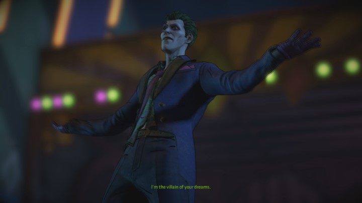 Joker will run out of the room and Bruce will follow him - Chapter 4 - Fractured | Episode 5 - Same Stitch Villain Joker - Episode 5 - Same Stitch Villain Joker - Batman: The Telltale Series - The Enemy Within Game Guide