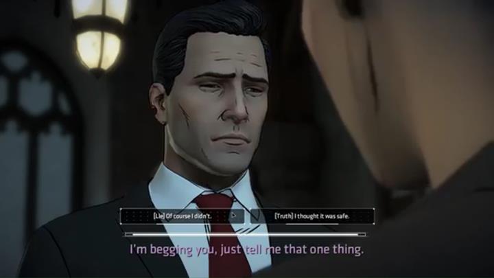 The first important choice takes place in chapter 1 - Important choices | Episode 1 - The Enigma - Episode 1 - The Enigma - Batman: The Telltale Series - The Enemy Within Game Guide