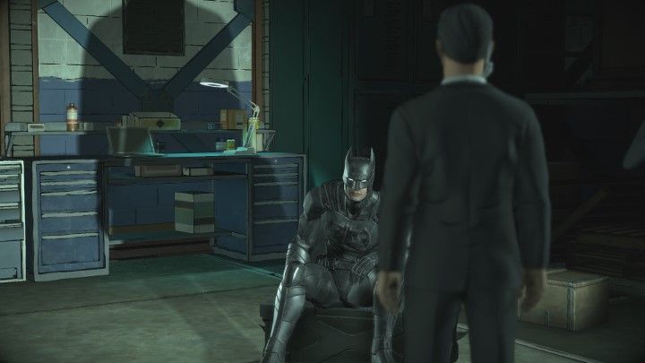 Regardless of your choice you have to speak with one of the agents - Chapter 1 - A Threat Rises | Episode 2 - The Pact - Episode 2 - The Pact - Batman: The Telltale Series - The Enemy Within Game Guide