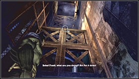 Notice that Batman cant climb up so as a result you must move to your right - Walkthrough - Intensive Treatment - part 2 - Walkthrough - Batman: Arkham Asylum Game Guide & Walkthrough
