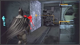 Youll have to act quickly here, because otherwise doctor Young is going to be executed by her captors - Walkthrough - Medical Facility - part 1 - Walkthrough - Batman: Arkham Asylum Game Guide & Walkthrough