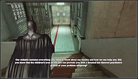 You may return to the Upper Corridor - Walkthrough - Medical Facility - part 1 - Walkthrough - Batman: Arkham Asylum Game Guide & Walkthrough