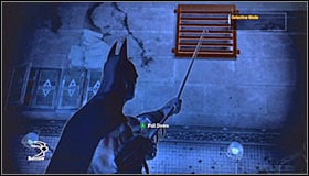 Land on the ground without making too much noise and approach the inmates - Walkthrough - Arkham Mansion - part 1 - Walkthrough - Batman: Arkham Asylum Game Guide & Walkthrough