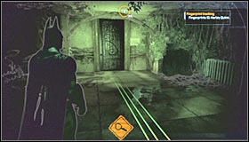 It doesnt really matter which methods youll choose, because youll have to secure this entire area - Walkthrough - Botanical Gardens - part 1 - Walkthrough - Batman: Arkham Asylum Game Guide & Walkthrough