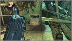 A short cut-scene will inform you that the electricity is gone, so you can return to the Flooded Corridor via Statue Corridor and Botanical Glasshouse sections - Walkthrough - Botanical Gardens - part 1 - Walkthrough - Batman: Arkham Asylum Game Guide & Walkthrough