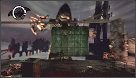 Move to your right and wait for Scarecrow to complete yet another cycle - Walkthrough - Intensive Treatment #2 - part 2 - Walkthrough - Batman: Arkham Asylum Game Guide & Walkthrough