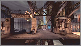 Naturally youll have to return to the top, HOWEVER dont use your hook unless the boss has completed a new cycle - Walkthrough - Intensive Treatment #2 - part 2 - Walkthrough - Batman: Arkham Asylum Game Guide & Walkthrough