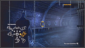 Use the stairs shortly after your arrival in this entirely new area - Walkthrough - Caves #2 - part 1 - Walkthrough - Batman: Arkham Asylum Game Guide & Walkthrough