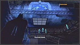 Look around a little and you should notice a new set of platforms in the distance - Walkthrough - Caves #2 - part 3 - Walkthrough - Batman: Arkham Asylum Game Guide & Walkthrough