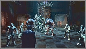 This is going to be an extremely challenging fight during your which youll not only have to defeat two mutants but also a lot of Jokers thugs - Walkthrough - Penitentiary #2 - FINALE - Walkthrough - Batman: Arkham Asylum Game Guide & Walkthrough