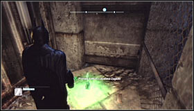 Start south-east of where the Trophy is - Batman trophies (01-14) | Park Row - Park Row - Batman: Arkham City Game Guide