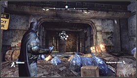 Start off south-east of where the Trophy is - Batman trophies (01-14) | Park Row - Park Row - Batman: Arkham City Game Guide