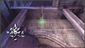 After reaching the new room, start climbing up by grabbing the upper ledge with the Batclaw #1 - Batman trophies (01-14) | Park Row - Park Row - Batman: Arkham City Game Guide