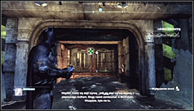 Note that the access to the Trophy is protected by a turret #1 - Batman trophies (01-10) | Amusement Mile - Amusement Mile - Batman: Arkham City Game Guide