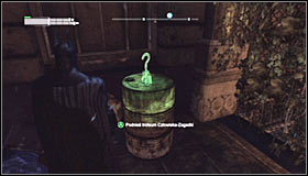 Start riding the line and Batman will automatically break through wooden walls #1 - Batman trophies (19-28) | Amusement Mile - Amusement Mile - Batman: Arkham City Game Guide