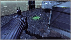 Now you just need to lead the Batarang into the second interactive question mark #1 - Batman trophies (29-37) | Amusement Mile - Amusement Mile - Batman: Arkham City Game Guide