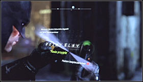 After reaching the area where the Trophy is hidden, search for a control panel that you can hack and use the Cryptographic Sequencer on it #1 - Batman trophies (29-37) | Amusement Mile - Amusement Mile - Batman: Arkham City Game Guide