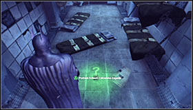 Now you need to lead the Batarang to the fuse box #1 - Batman trophies (29-37) | Amusement Mile - Amusement Mile - Batman: Arkham City Game Guide