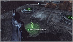 You can get rid of the wall in a few ways - Batman trophies (01-08) | Industrial District - Industrial District - Batman: Arkham City Game Guide