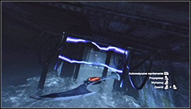 Get out of the control room, turn right and wait for the water level to lower - Batman trophies (01-08) | Industrial District - Industrial District - Batman: Arkham City Game Guide