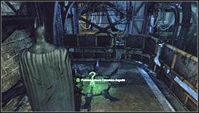 Exit this room and return to the stairs - Batman trophies (01-08) | Industrial District - Industrial District - Batman: Arkham City Game Guide