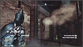 Now prepare the Disruptor and use it to detonate the proximity mine from a safe distance #1 - Batman trophies (17-25) | Industrial District - Industrial District - Batman: Arkham City Game Guide