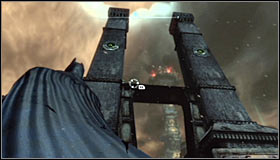 This puzzle is rather complicated and its solutions isnt quite obvious - Batman trophies (17-25) | Industrial District - Industrial District - Batman: Arkham City Game Guide