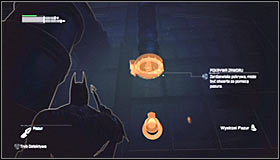 Equip the Freeze Blast and use it to create an ice float #1 - Batman trophies (26-37) | Industrial District - Industrial District - Batman: Arkham City Game Guide