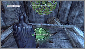 If you hit the right one, all of them should deactivate #1 and the Trophy cage open #2 - Batman trophies (26-37) | Industrial District - Industrial District - Batman: Arkham City Game Guide