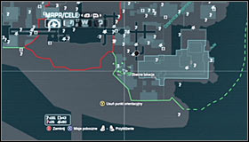 Search for a locked door south-east of the Trophy #1 #2 and open them with the Electrical Charge - Batman trophies (26-37) | Industrial District - Industrial District - Batman: Arkham City Game Guide