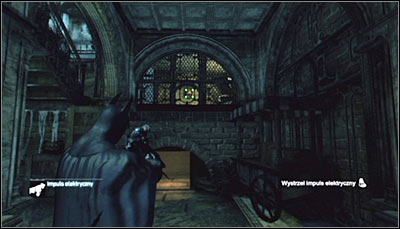 Go down and approach the Trophy location from the east - Batman trophies (01-11) | Subway - Subway - Batman: Arkham City Game Guide
