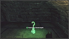 Approach the Trophy from the east to find a small hole #1 - Batman trophies (12-26) | Subway - Subway - Batman: Arkham City Game Guide