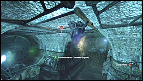 The Trophy is hanging from the roof - Catwoman trophies | Subway - Subway - Batman: Arkham City Game Guide