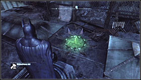 This time you dont need to zoom in, but only detonate the last charge in a traditional way #1 - Batman trophies (01-09) | Bowery - Bowery - Batman: Arkham City Game Guide