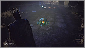 In order to reach the Trophy, its best to start off north of the Museum building and search for a balustrade which you can jump over and then reach the lower level #1 - Batman trophies (01-09) | Bowery - Bowery - Batman: Arkham City Game Guide