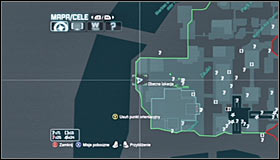 Head back west and look for a large pillar whose top you can using the Grapnel Gun #1 #2 - Batman trophies (10-21) | Bowery - Bowery - Batman: Arkham City Game Guide