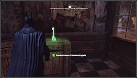 Approach the Trophy from the west - Batman trophies (10-21) | Bowery - Bowery - Batman: Arkham City Game Guide