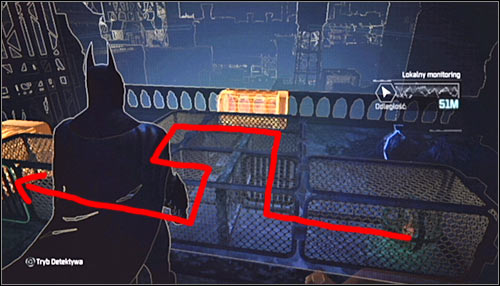 After reaching the destination, take some time to familiarize yourself with the assumptions of this puzzle - Batman trophies (22-30) | Bowery - Bowery - Batman: Arkham City Game Guide