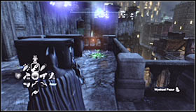 After reaching the Trophy, you should note that each time you approach it, the cage closes #1 - Batman trophies (31-39) | Bowery - Bowery - Batman: Arkham City Game Guide