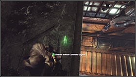 After using the shaft, look up and find a spot where you can use the Grapnel Gun #1 - Batman trophies (01-15) | Steel Mill - Steel Mill - Batman: Arkham City Game Guide