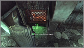 Using the Grapnel Gun should let you reach an otherwise inaccessible upper room #1 - Batman trophies (01-15) | Steel Mill - Steel Mill - Batman: Arkham City Game Guide