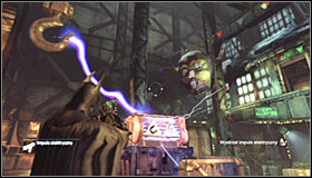 Start off in the main room of the Loading Bay, north-east of the Trophy - Batman trophies (16-24) | Steel Mill - Steel Mill - Batman: Arkham City Game Guide